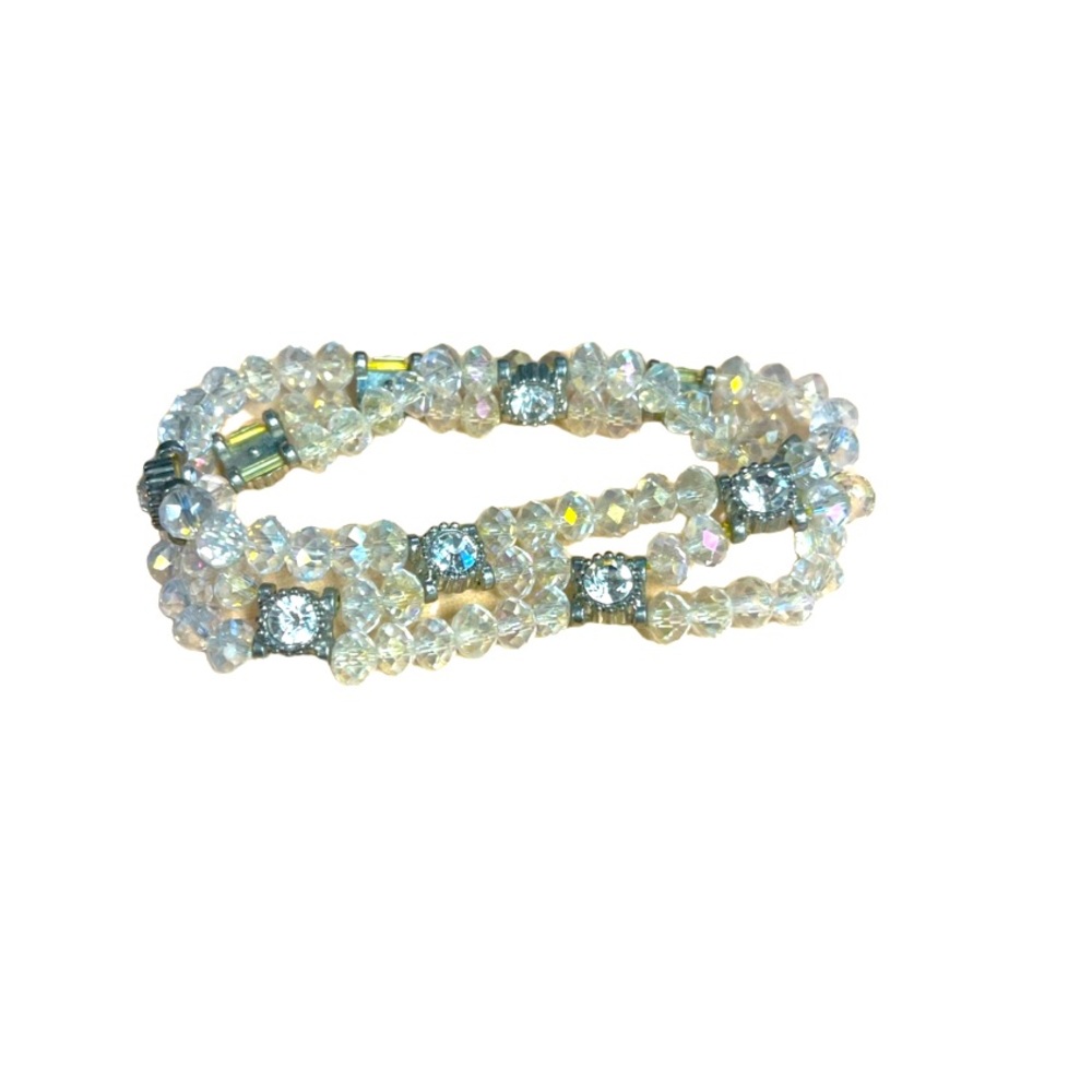 Faux Crystal Diamond Bracelet - Picture 4 of 11